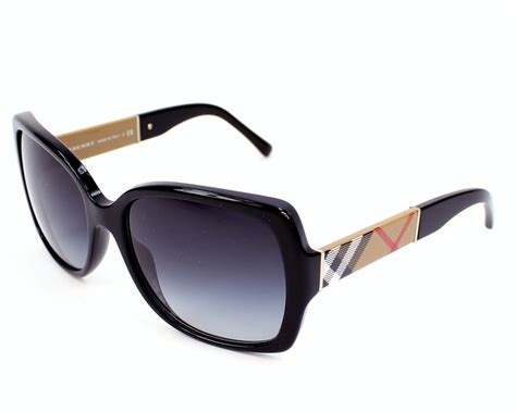 burberry sonnenbrille b4160 3433 8g uv 400 schwarz|Burberry BE4160 Sunglasses .